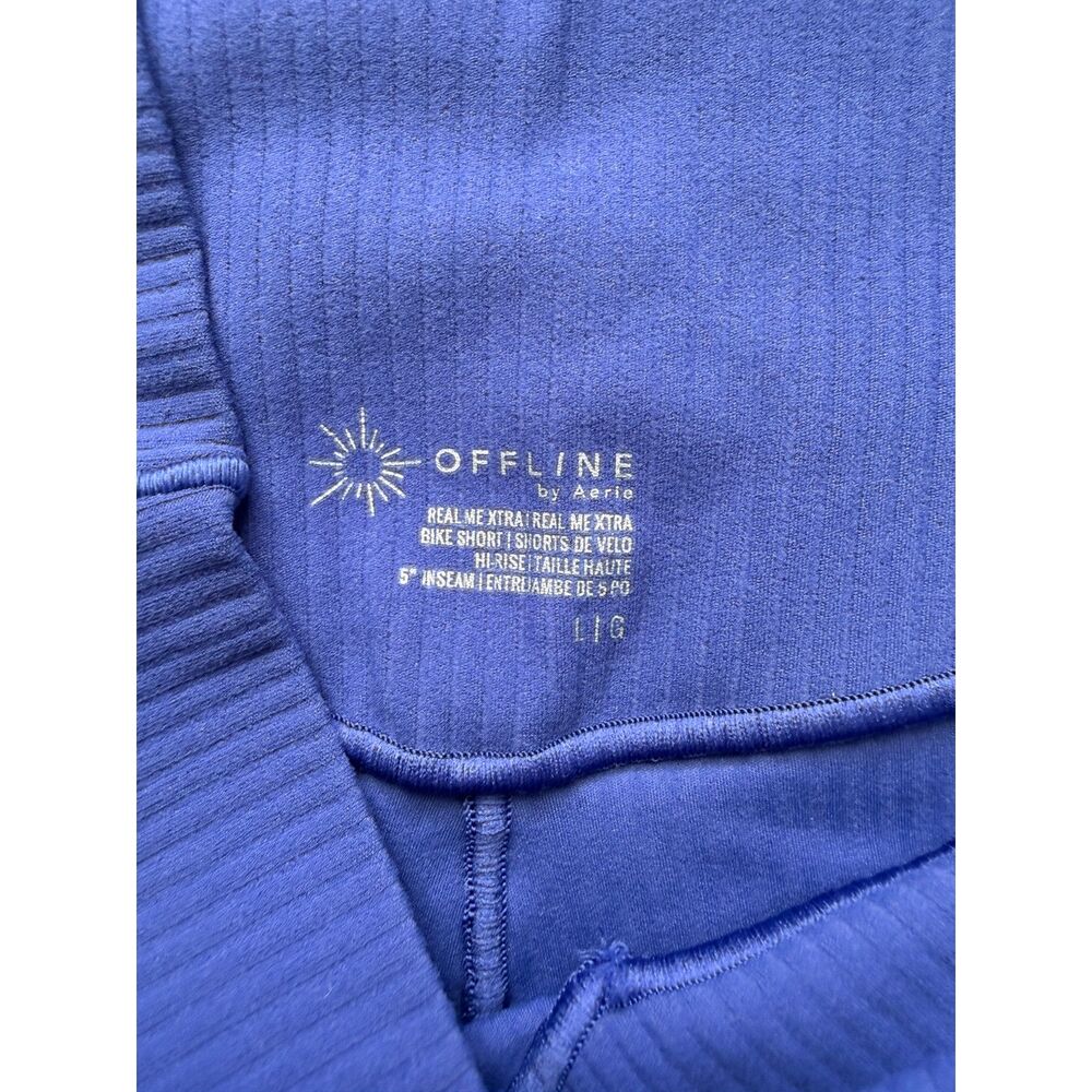 OFFLINE by Aerie Real Me Biker Shorts Size Large High Rise - Picture 4 of 4